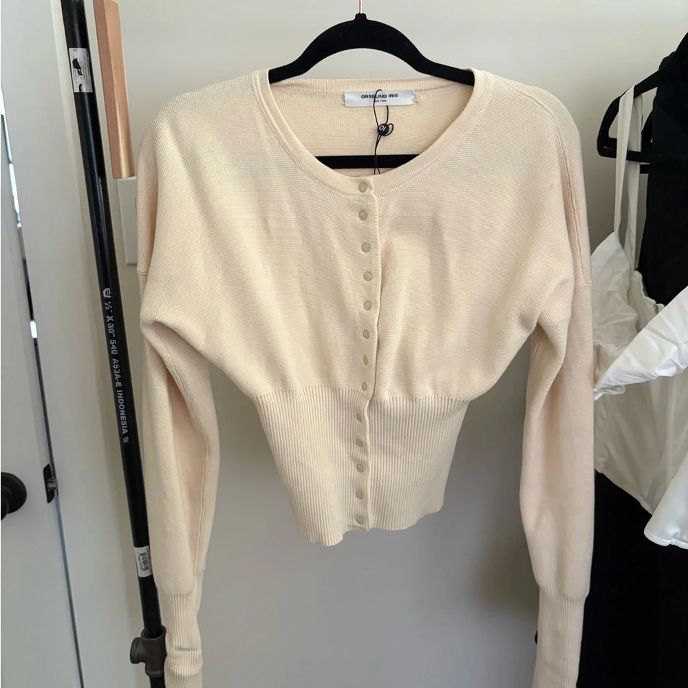 Orseund Iris The Weekend Knit Cardigan Size Small - Picture 4 of 9